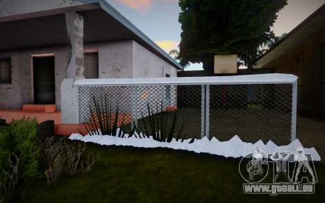 Winter Fence Mesh 5 für GTA San Andreas