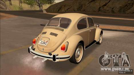 Volkswagen Beetle (Fuscao) 1500 1971 - Brésil pour GTA San Andreas
