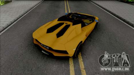 Lamborghini Aventador S Roadster pour GTA San Andreas
