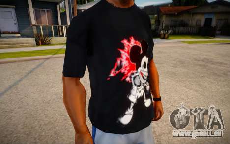 Mickey Mouse T-Shirt (good textures) für GTA San Andreas