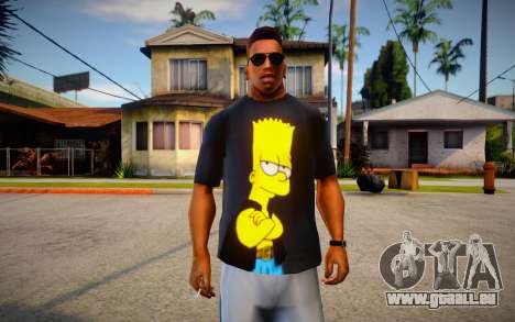 Bart Simpson T-Shirt (good textures) pour GTA San Andreas