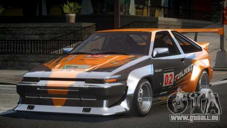 1983 Toyota AE86 GS Racing L5 pour GTA 4