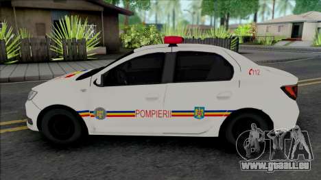 Dacia Logan Plus Fire Department pour GTA San Andreas