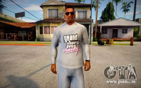 Vice City Sweater for CJ pour GTA San Andreas