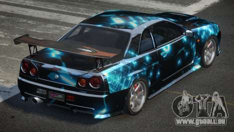 Nissan Skyline R34 BS U-Style PJ3 für GTA 4