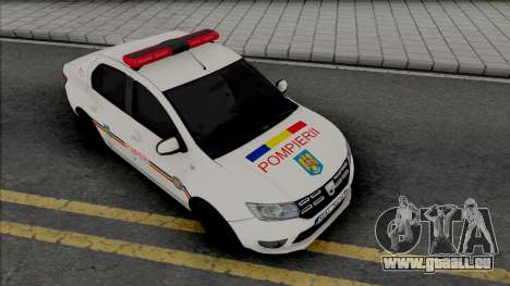 Dacia Logan Plus Fire Department pour GTA San Andreas