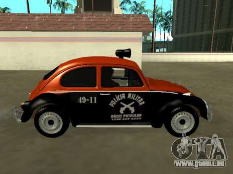 Volkswagen Beetle 1969 Paulista Patrol Radio pour GTA San Andreas