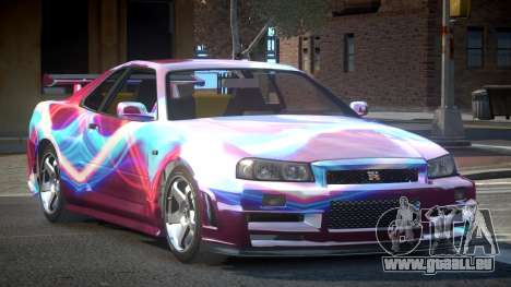 Nissan Skyline R34 Qz7 L4 für GTA 4