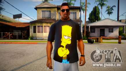 Bart Simpson T-Shirt (good textures) für GTA San Andreas