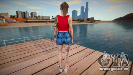 Claire Denim Shorts für GTA San Andreas