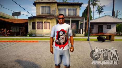 Skeleton T-shirt pour GTA San Andreas