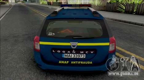 Dacia Logan MCV 2018 ANAF Antifrauda pour GTA San Andreas