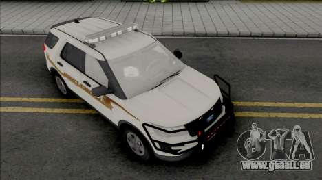 Ford Explorer 2017 Fayette County Sheriff pour GTA San Andreas