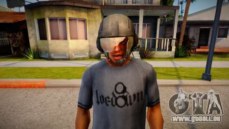 Pilot Helmet From Resident Evil 5 With Transpar für GTA San Andreas