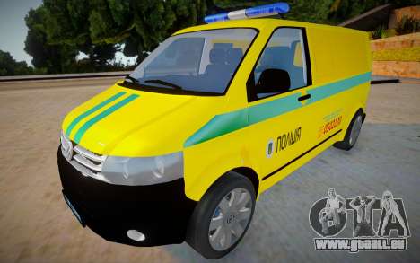Volkswagen Transporter T5 - Polizei für GTA San Andreas