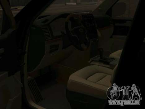 TOYOTA LC200 Executive Louge Black 2021 pour GTA San Andreas