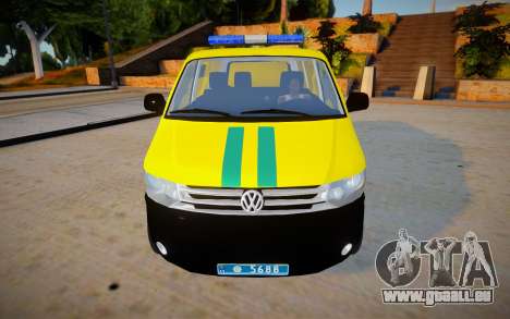 Volkswagen Transporter T5 - Polizei für GTA San Andreas