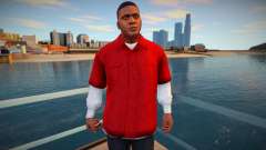 Franklin dans une chemise rouge pour GTA San Andreas