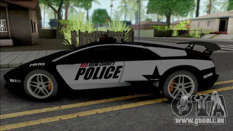 Lamborghini Murcielago LP670-4 SV Police [Fixed] für GTA San Andreas