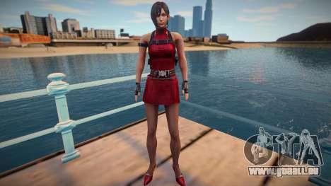 Ada Wong red short dress pour GTA San Andreas