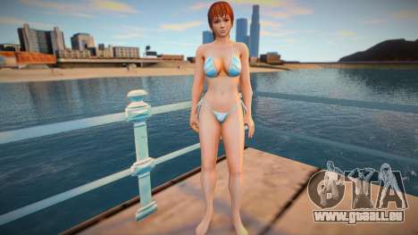 Kasumi erotic blue bikini für GTA San Andreas