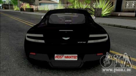 Aston Martin V12 Vantage (NFS Most Wanted) pour GTA San Andreas