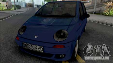 Daewoo Matiz (Romanian Plate) für GTA San Andreas