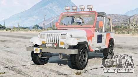 Jeep Wrangler Jurassic Park (YJ) 1993〡add-on