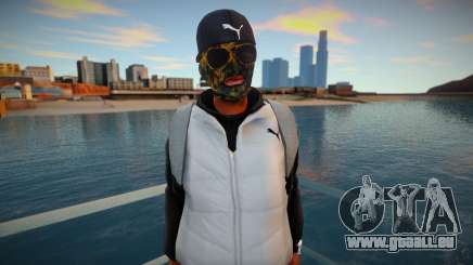 Der Typ in der Maske mit dem Rucksack für GTA San Andreas