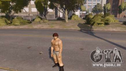 Miguel Caballero Rojo Shirtless with shorts pour GTA 4
