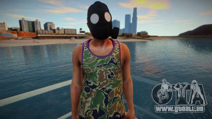 Mec dans un masque à gaz de GTA Online pour GTA San Andreas