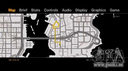 Old-Gen V Style Black on White Radar - Minimap pour GTA 4