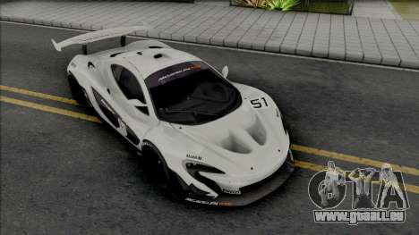 McLaren P1 GTR [HQ] pour GTA San Andreas