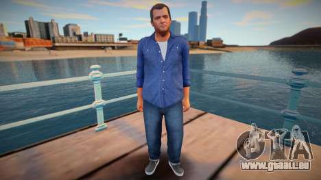 Michael en chemise bleue pour GTA San Andreas