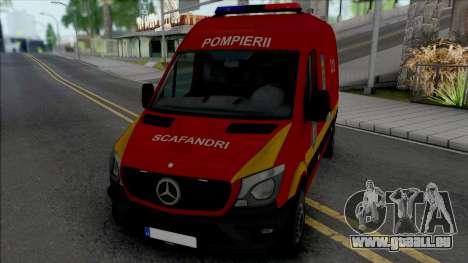 Mercedes-Benz Sprinter Scafandrii Pompierii pour GTA San Andreas