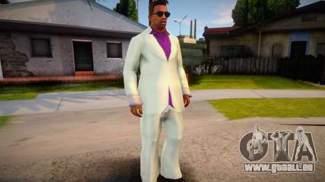 Lance Vance white suit for CJ für GTA San Andreas