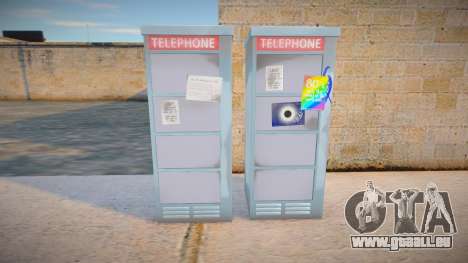 4K Telephone Booth pour GTA San Andreas