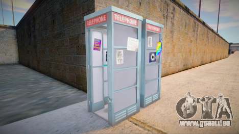 4K Telephone Booth für GTA San Andreas
