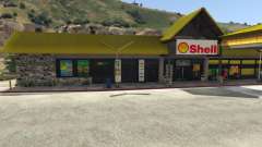 Shell Gas Station and Subway on Rest Area für GTA 5
