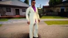 Lance Vance white suit for CJ für GTA San Andreas