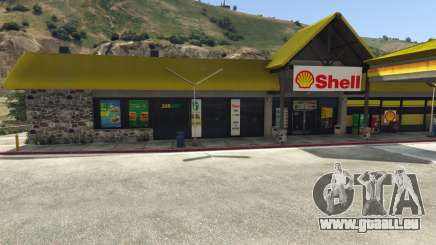 Shell Gas Station and Subway on Rest Area pour GTA 5