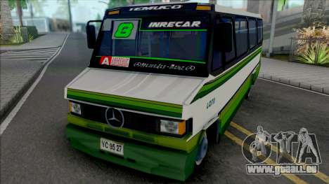 Mercedes-Benz LO 809 Skin L8 Temuco pour GTA San Andreas