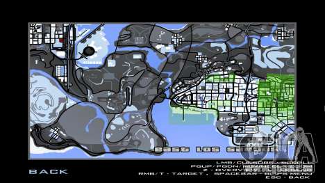 Carte du jeu d’hiver pour GTA San Andreas