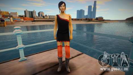 Asian girl black dress pour GTA San Andreas