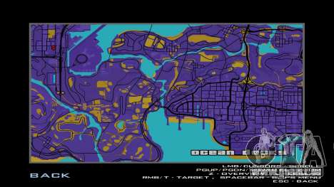Karte in Sepia für GTA San Andreas
