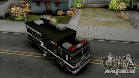 Swat Team Truck Container pour GTA San Andreas