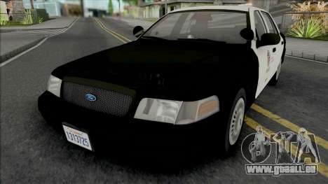 Ford Crown Victoria 2000 CVPI LAPD GND v2 für GTA San Andreas