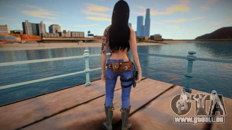 Skyrim Girl Monki Combat 4 pour GTA San Andreas