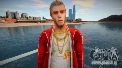 Un personnage dans une veste rouge du jeu Crime  pour GTA San Andreas