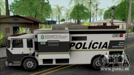 Operational Mobile Base Truck PMCE pour GTA San Andreas
